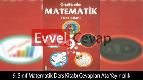 matematik ders kitabı cevapları meb 9 sınıf